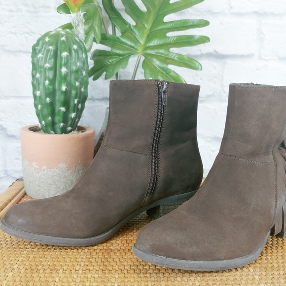 Steven by Steve Madden Casidyy Fringe Booties 7.5 - Picture 6 of 14